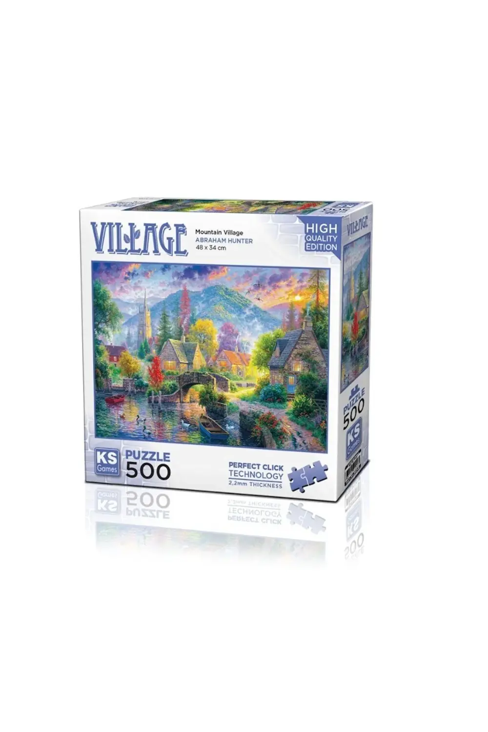 20046 Mountain Village 500 Parça Puzzle -KS
