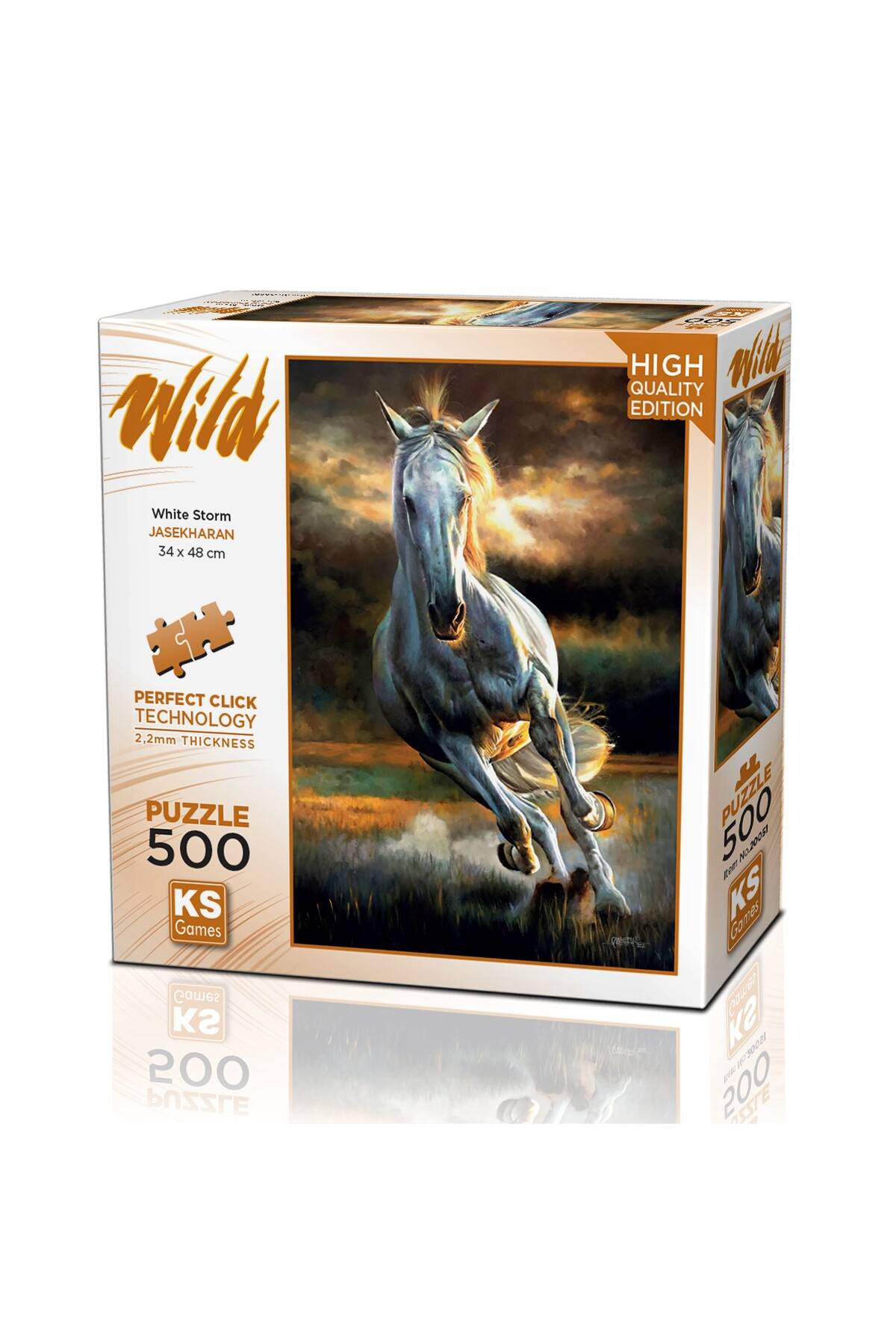 Ks Games 20051 White Storm 500 Parça Puzzle - Puzzle