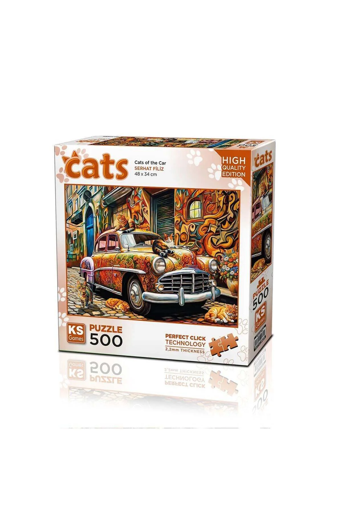 20073 Puzzle 500 Cats Of The Car