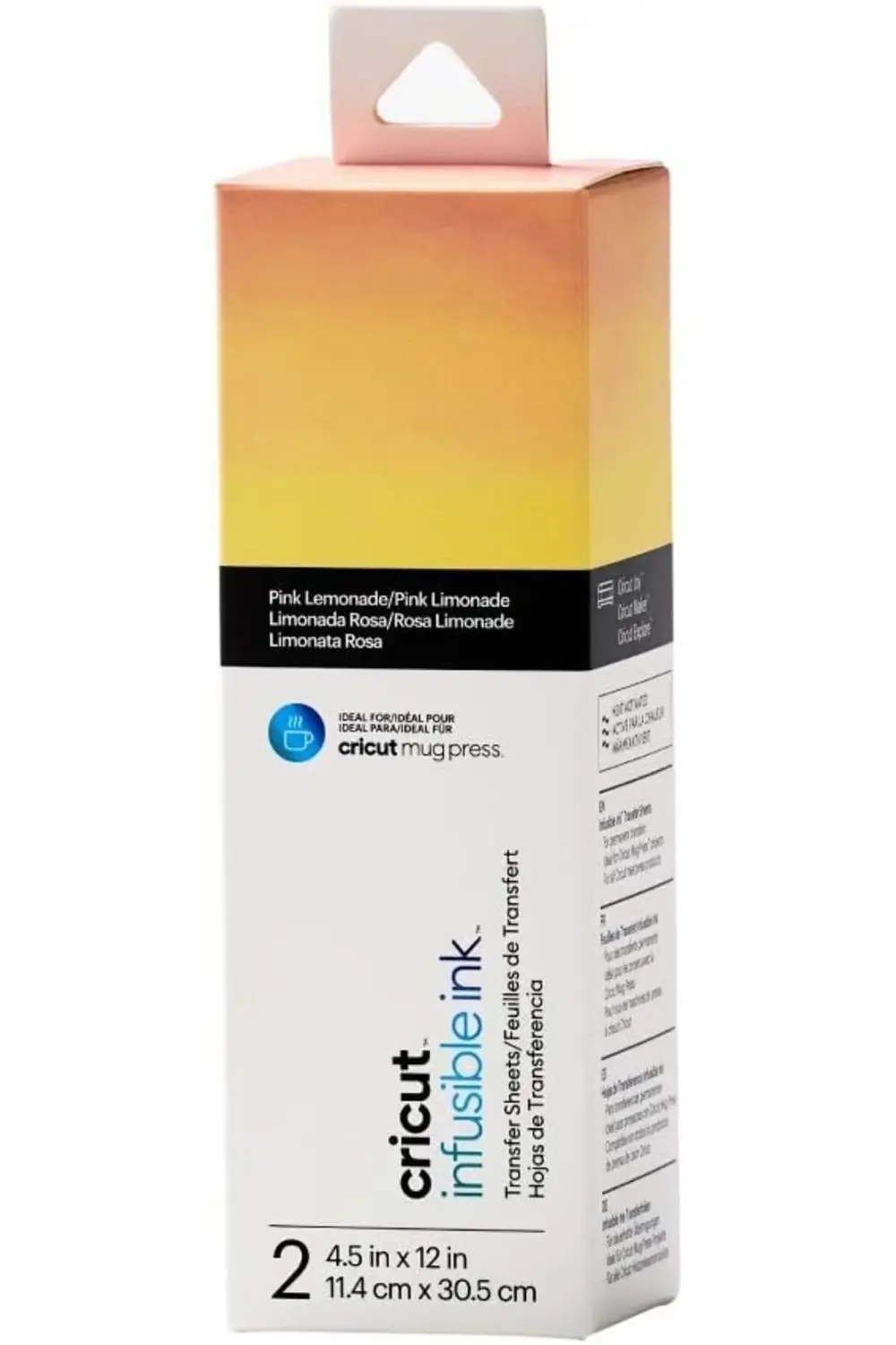 2008887 JOY INFUSIBLE INK TRANSFER KAĞIDI 2Lİ PAKET PEMBE LİMONAT