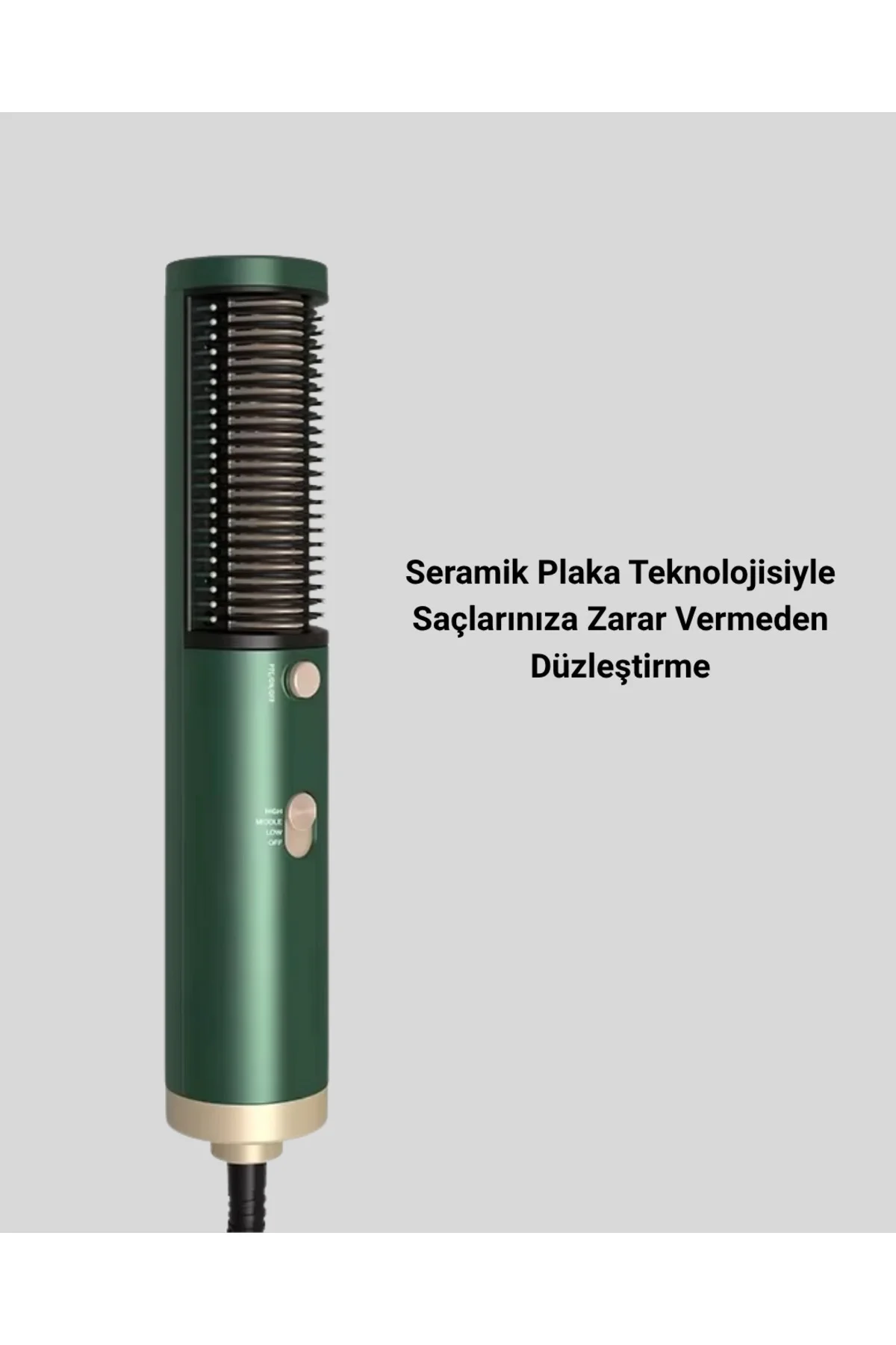 200°C Seramik Plakalı Saç Düzleştirici – Elektriklenme Önleyici İ