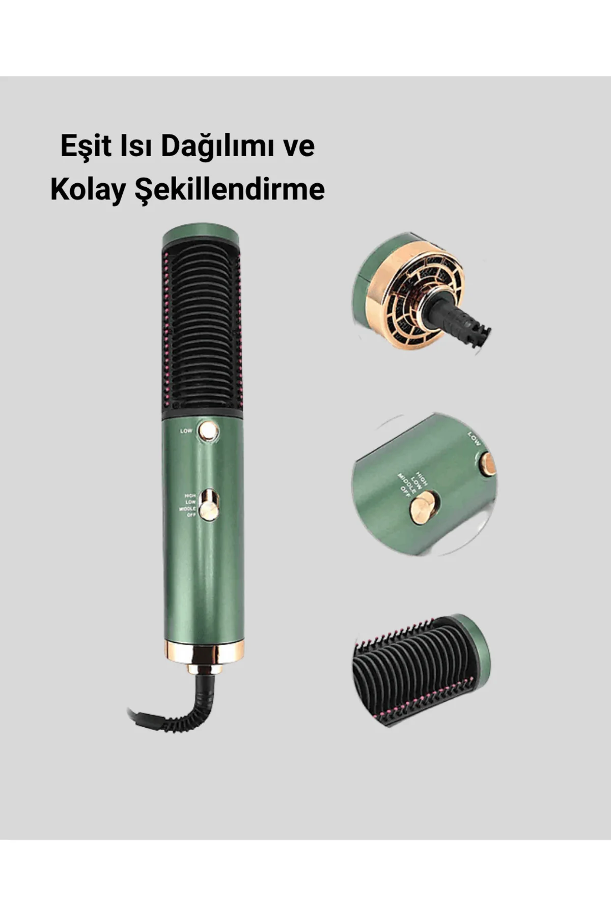 200°C Seramik Plakalı Saç Düzleştirici – Elektriklenme Önleyici İ