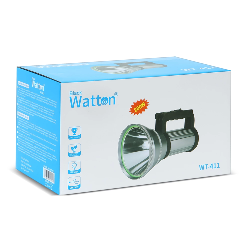 Just Cheap Store 200W Güçlü Şarjlı El Feneri Projektör Wt-411 Just Cheap Store 200W Güçlü Şarjlı El Feneri Projektör Wt-411