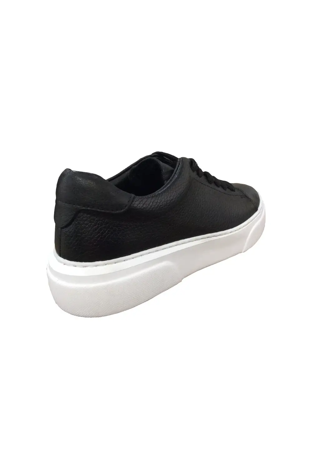 2011 BAL-LUF Siyah Beyaz Tabanlı Erkek Ayakkabı % 100 Hakiki Deri