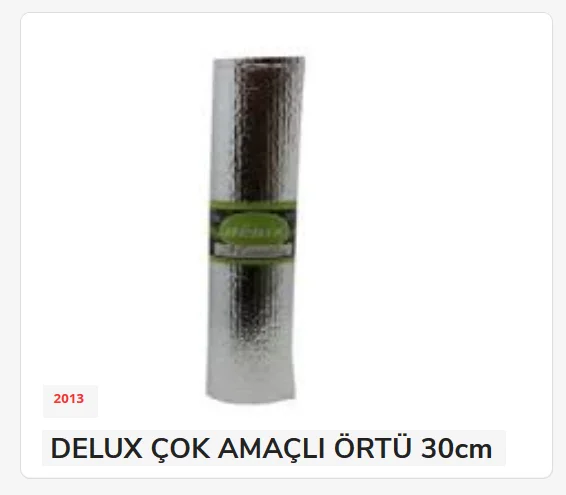 2013   Delux Çok Amaçlı Metalize Örtü 30cm*1.7m