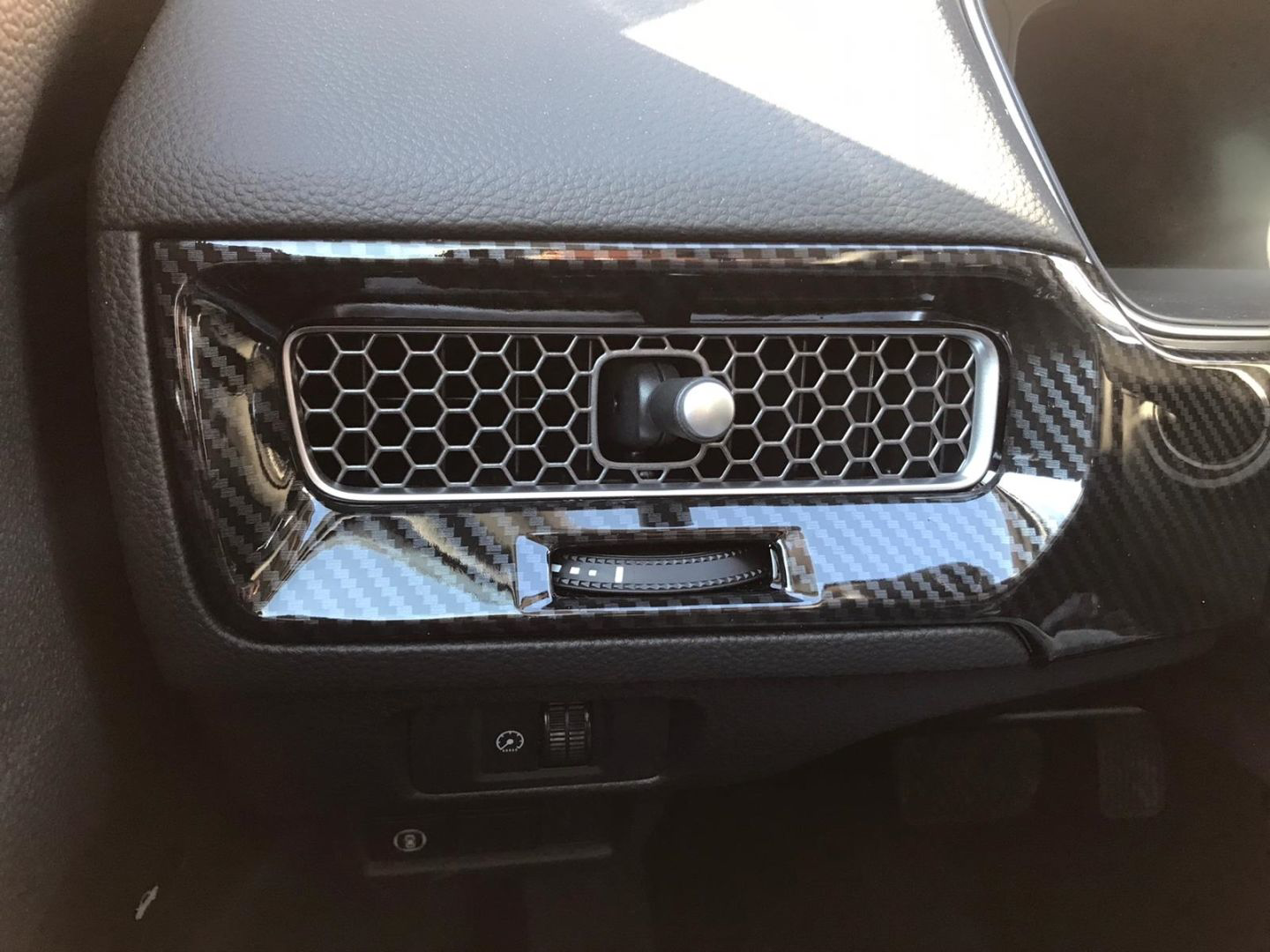 Drs Tuning 2022 Civic Uyumlu Göğüslük Kaplama 2 Parça - Karbon