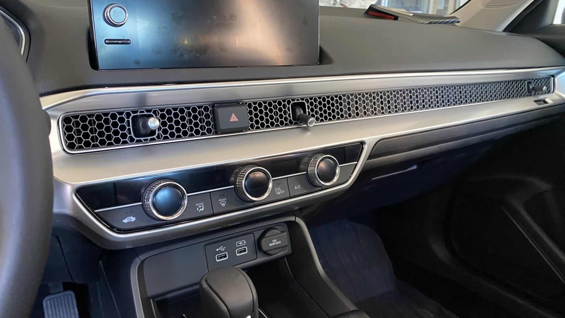 Drs Tuning 2022 Civic Uyumlu Göğüslük Kaplama 2 Parça - Silver