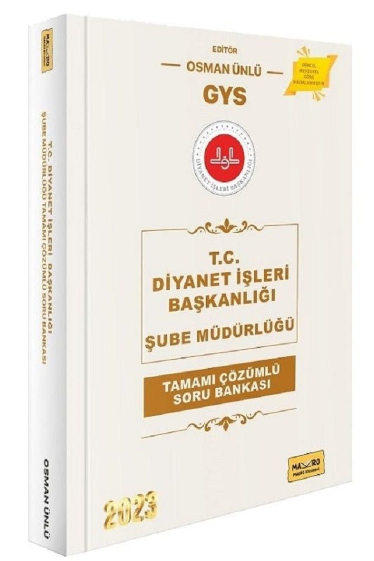 2023 GYS Diyanet İşleri Başkanlığı Şube Müdürlüğü Soru Bankası Çö