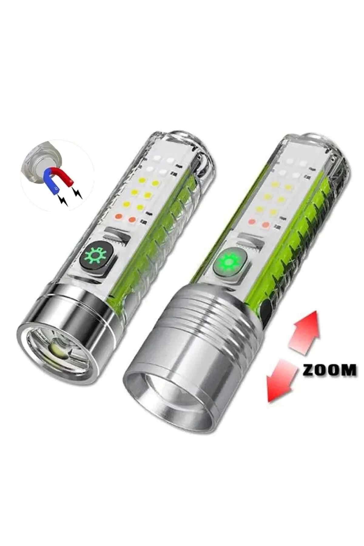 Toptan Bulurum 2023 Seri 8 Mod Şarjlı Yeni Nesil El Feneri Watton Wt-609