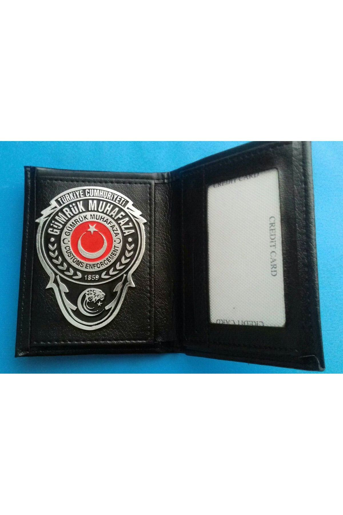 Aldatmaz Askeri Malzeme 2024 Model-Gümrük Muhafaza Rozetli Cüzdani-Satin Al-Sadece Kurum 