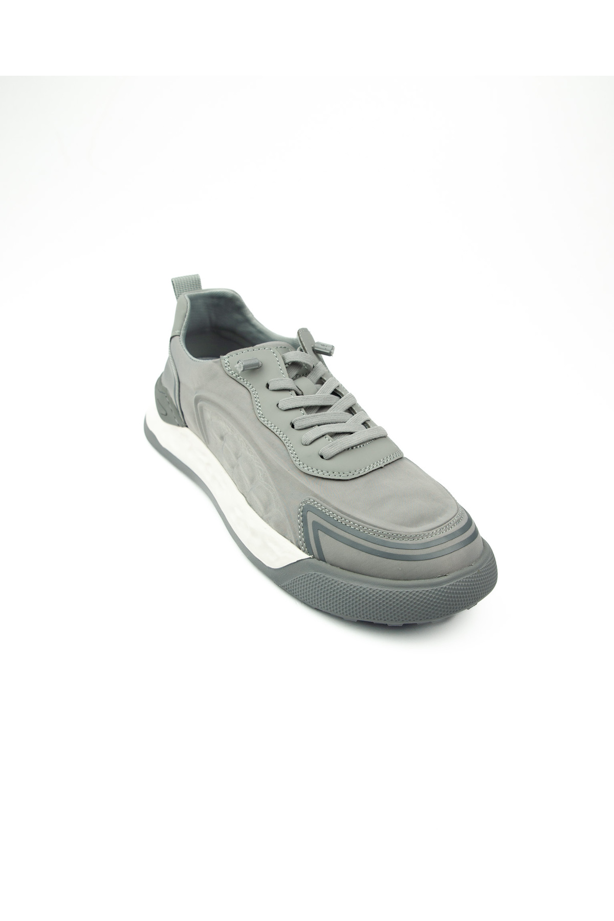 Gamelu 202407 Wine Gri Erkek Günlük Ayakkabı