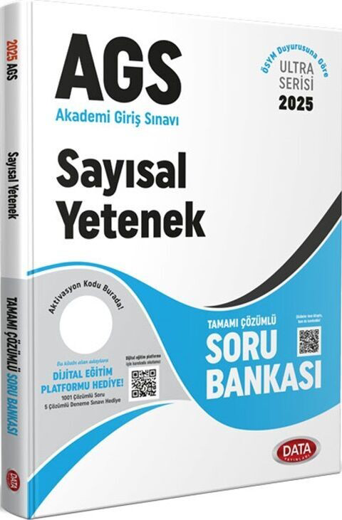 Data Yayinlari 2025 Ags Ultra Serisi Sayisal Yetenek Soru Bankasi 
