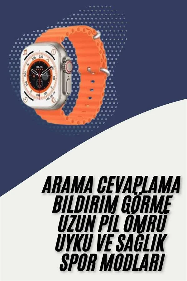 2025 Akıllı Saat Çift Kordon IOS/Android Arama Cevaplama Sesli Asistan