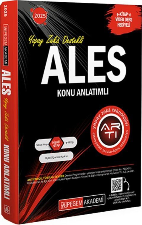 Pegem Yayınları 2025 Ales Konu Anlatımlı 