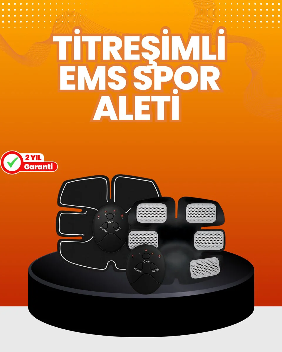 2025 EMS Titreşimli Fitness Aleti - Hızlı Kas Yapma ve Kas Uyarıcı Teknolojisi