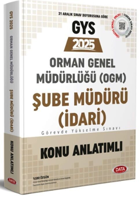 2025 GYS Orman Genel Müdürlüğü Şube Müdürü Konu Anlatımlı