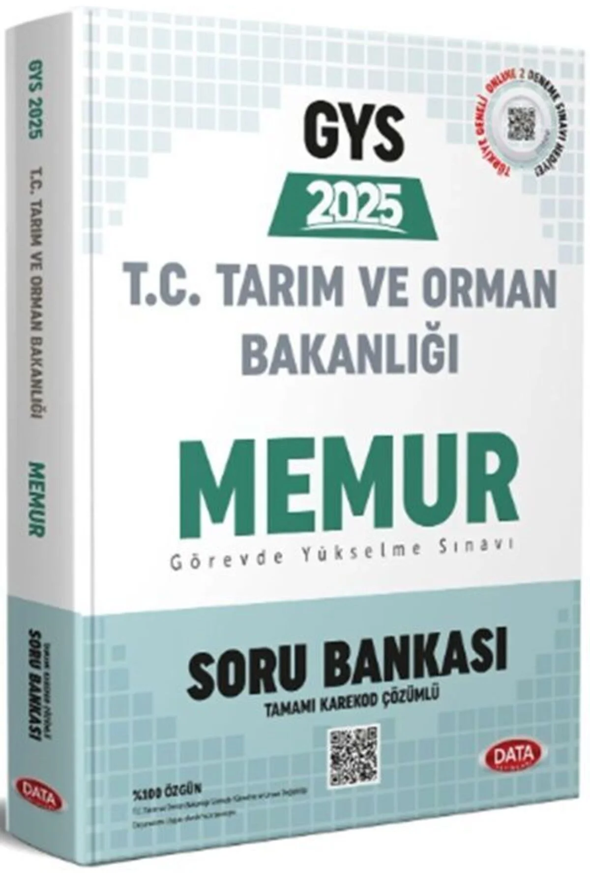 2025 GYS Tarım ve Orman Bakanlığı Memur Konu Anlatımlı-Online 2 Deneme Hediyeli