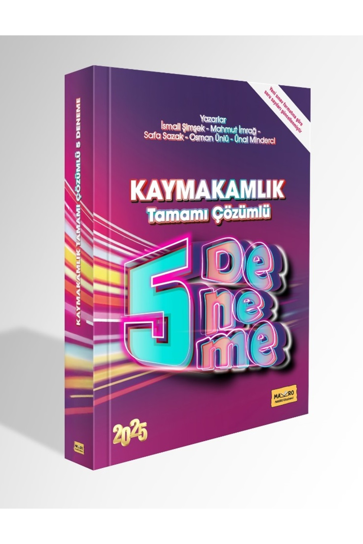 2025 Kaymakamlık Sınavına Hazırlık Tamamı Çözümlü 5 Deneme Makro 
