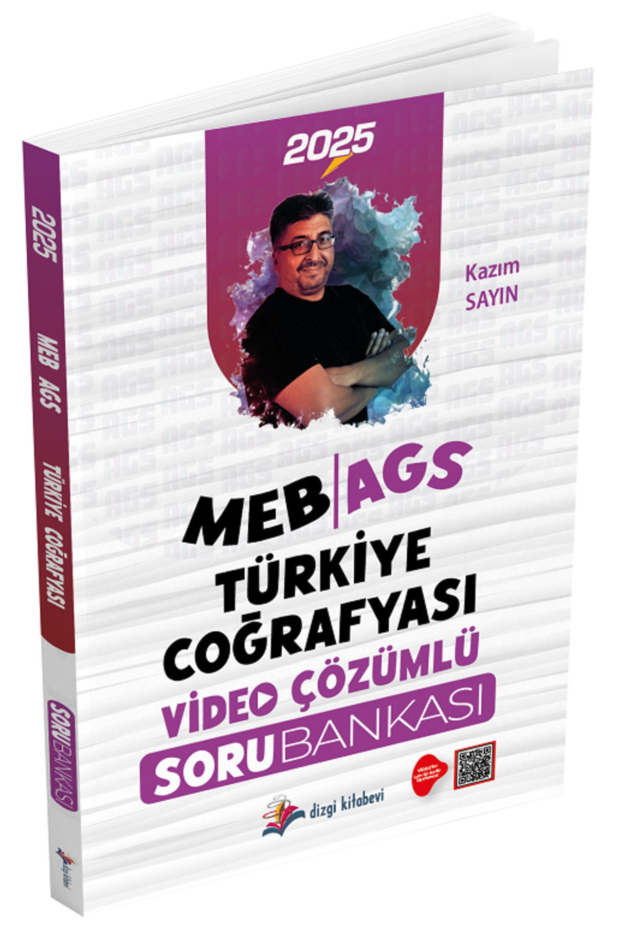 Dizgi Kitap 2025 Meb-Ags Türkiye Coğrafyası Soru Bankası Çözümlü - Kazım Sayı