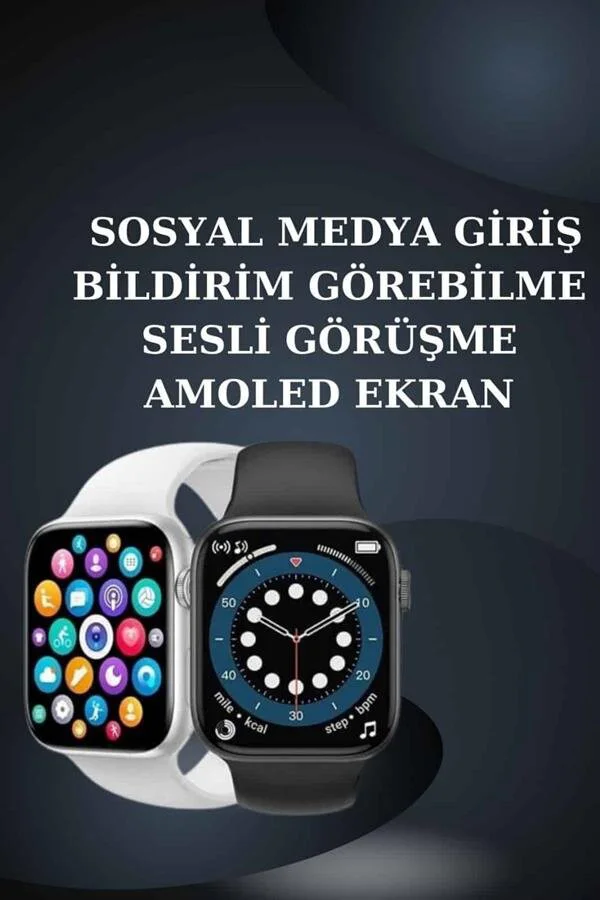 2025 Model Akıllı Saat & Pro Bluetooth Kulaklık TWS - Suya Dayanıklı, ANC, 23 Dil, Sağlık İzleme