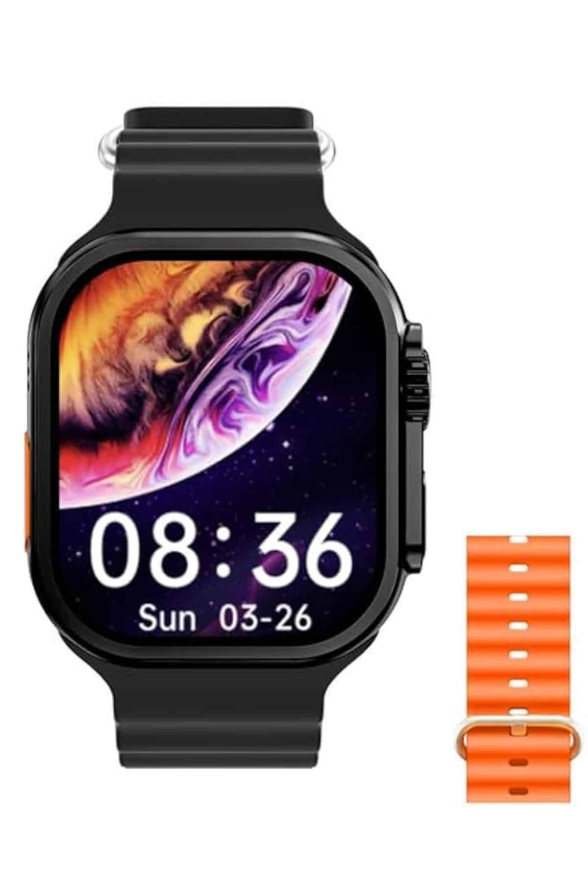 2025 Model Akıllı Saat Çift Kordon Ios Ve Android Arama Cevaplama