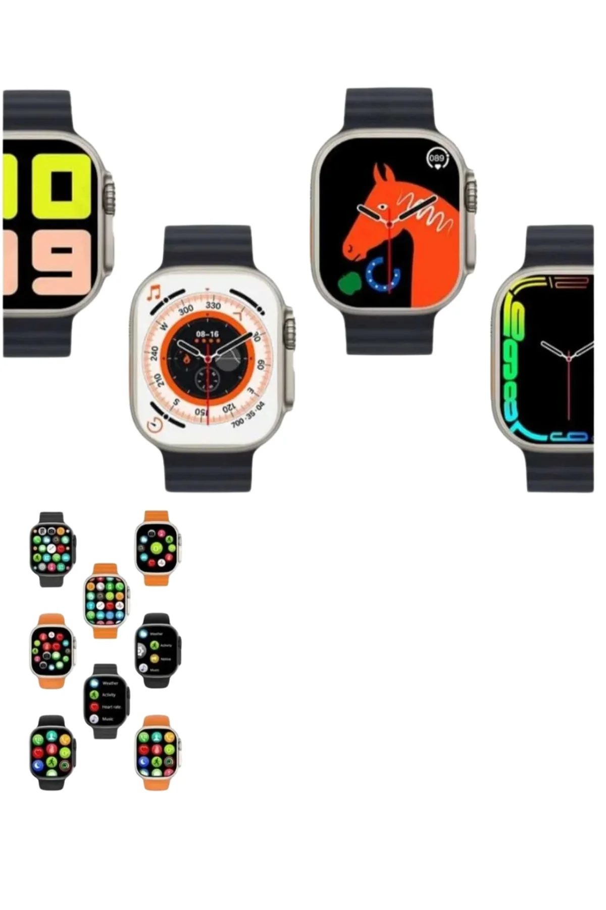 2025 Model Akıllı Saat Kordon Hediyeli Çağrı Cevaplama Uzun Pil S