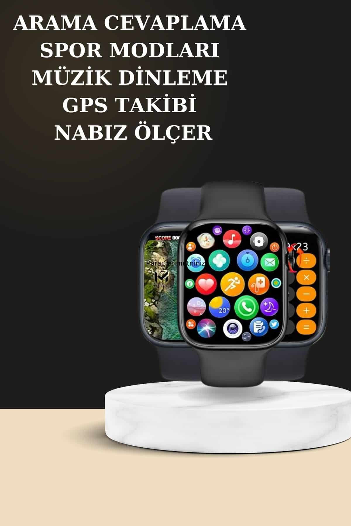 2025 Model Kablosuz Kulaklık ve Yeni Nesil Akıllı Saat Metal Kayı