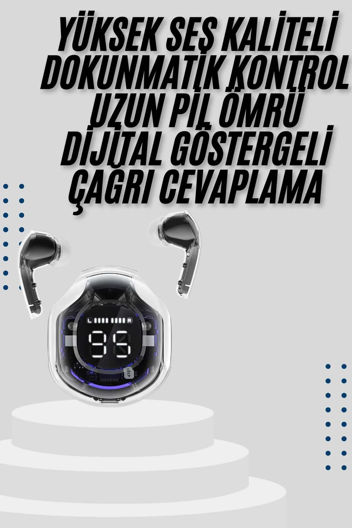 2025 Model Kablosuz Bluetooth Kulaklık ANC ENC Destekli HİFİ Stereo Fiyatı, Yorumları ve Özellikleri