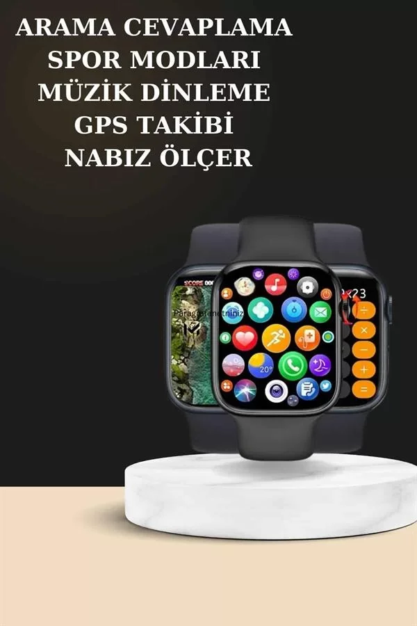 2025 Model Kablosuz Kulaklık ve Yeni Nesil Akıllı Saat Metal Kayış Plastik Kayış - Lisinya