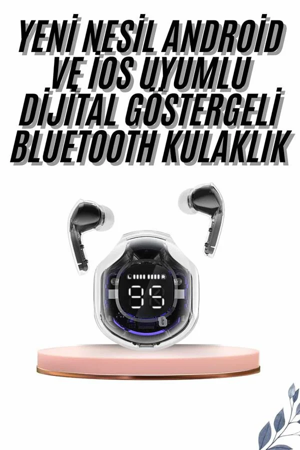 2025 Model Kablosuz Bluetooth Kulaklık ANC ENC Destekli HiFi Stereo - Gürültü Önleyici ve Konforlu Ses Deneyimi