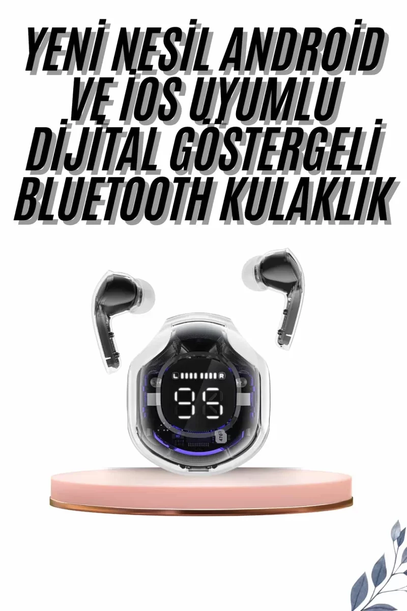 2025 Model Kablosuz Bluetooth Kulaklık ANC ENC Destekli HİFİ Stereo - Lisinya