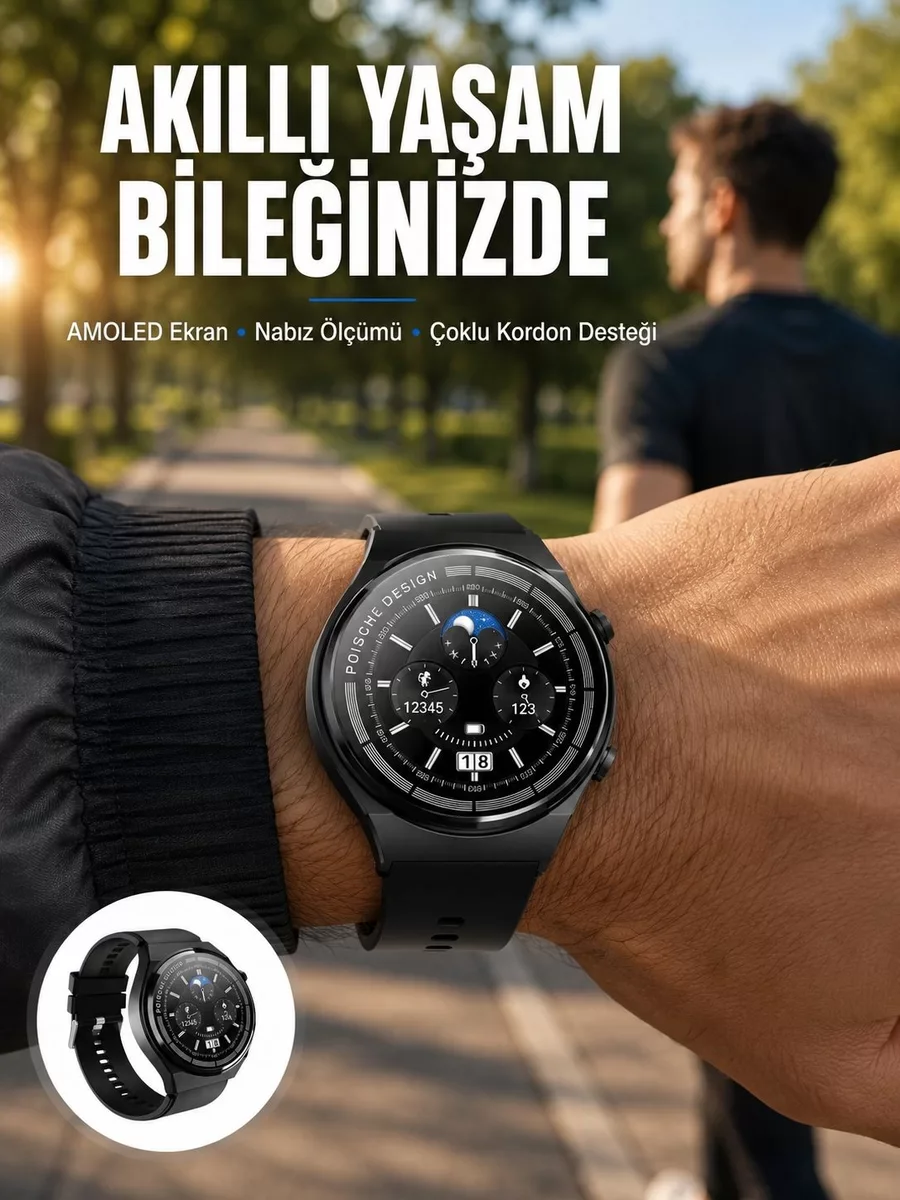 2025 Model Yeni Nesil Akıllı Saat: GPS Uyumlu Uyku & Sağlık Takibi Spor Modları