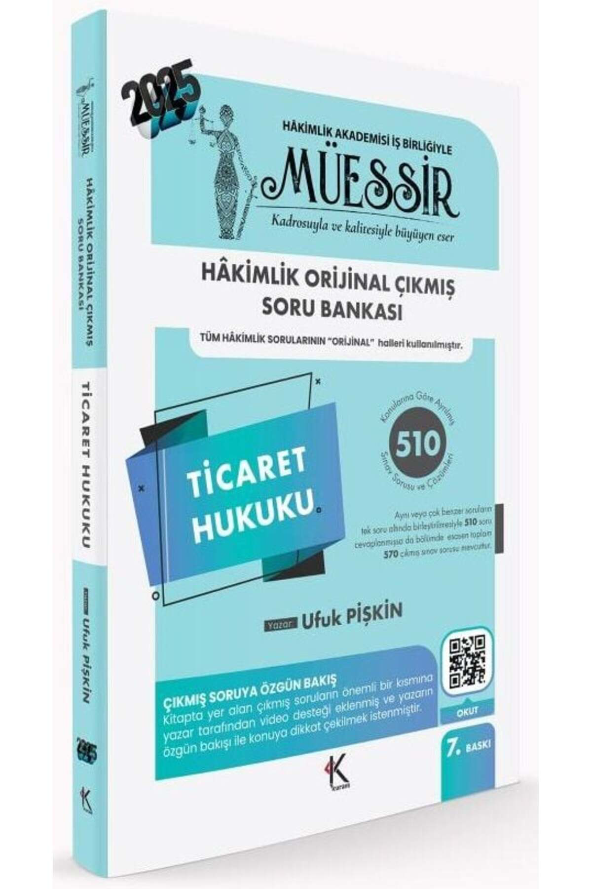 2025 MÜESSİR Hakimlik Ticaret Hukuku Çıkmış Soru Bankası Çözümlü