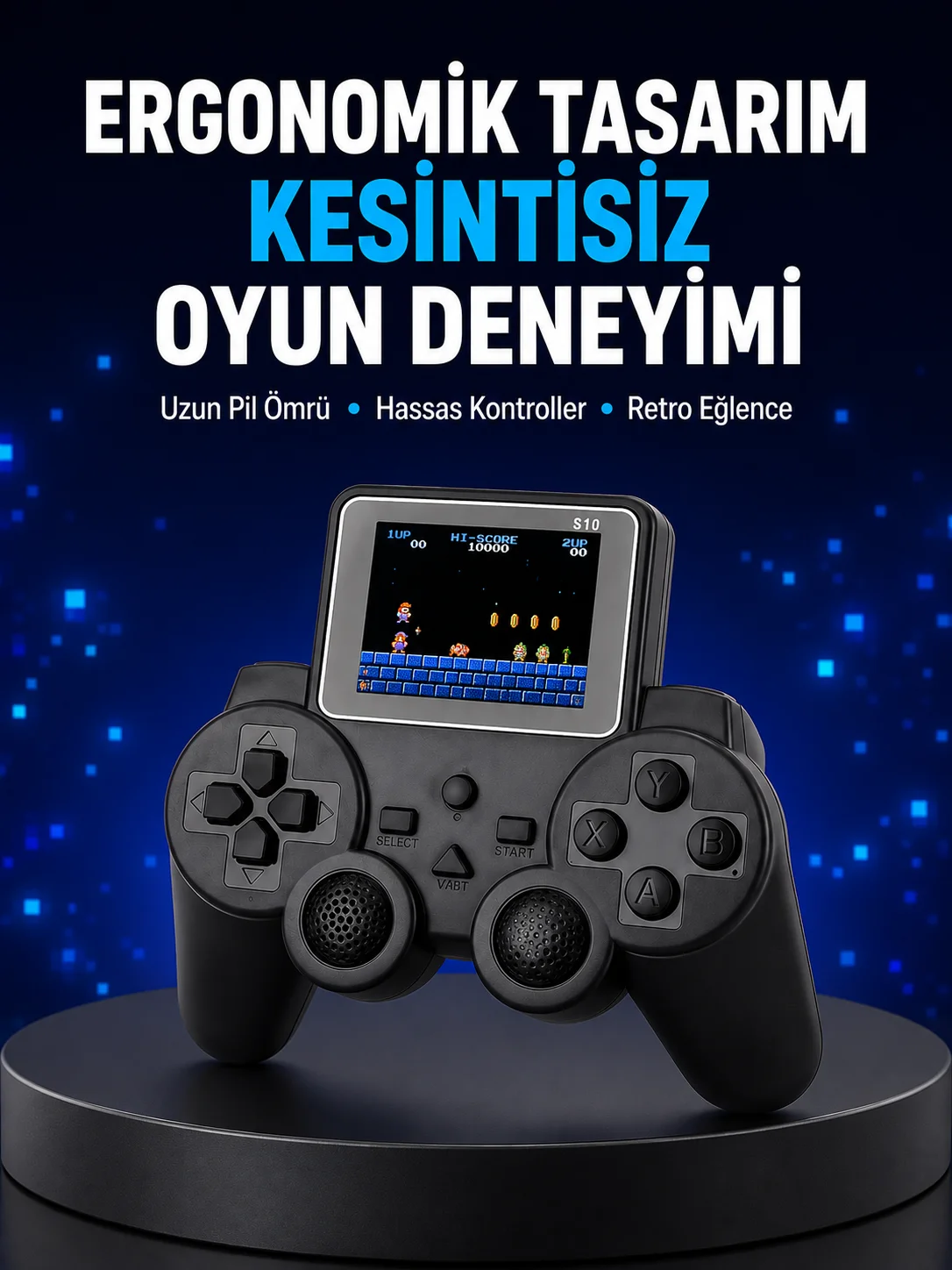 2025 S10 Gamepad 520 Klasik Retro Oyunlu TV Bağlantılı A Kalite Orijinal Yeni Nesil