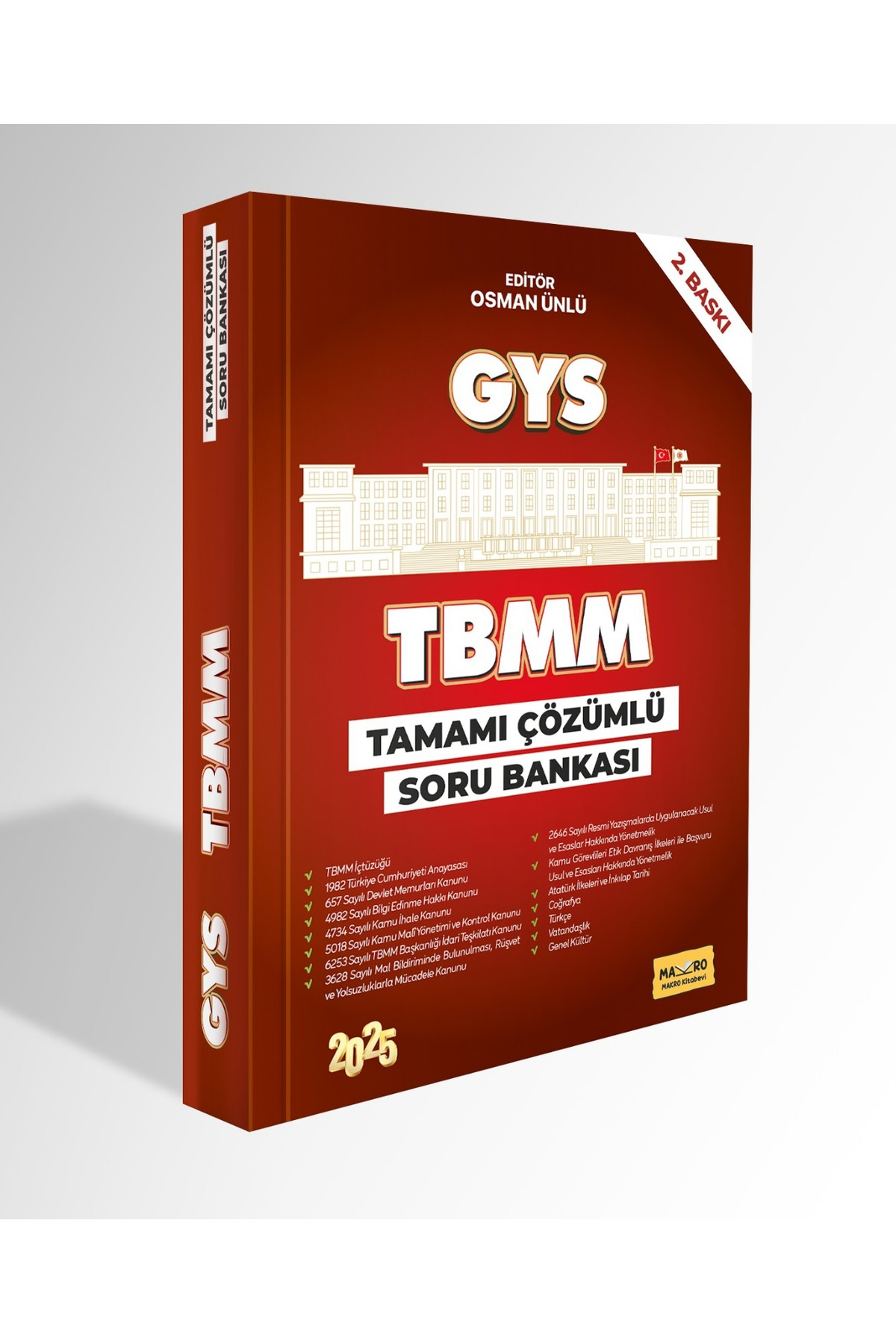 2025 Tbmm Gys Tamamı Çözümlü Soru Bankası 2. Baskı