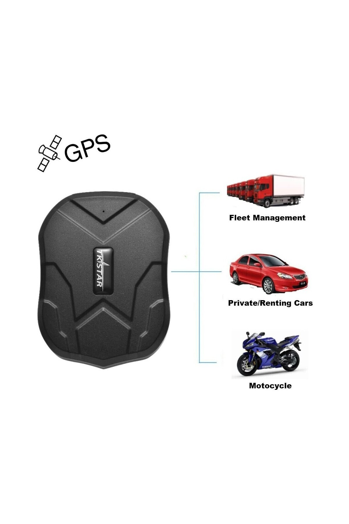 2025 Versiyon 10.000mAh Uzun Süre Bataryalı  Gps Araç Motor Takip