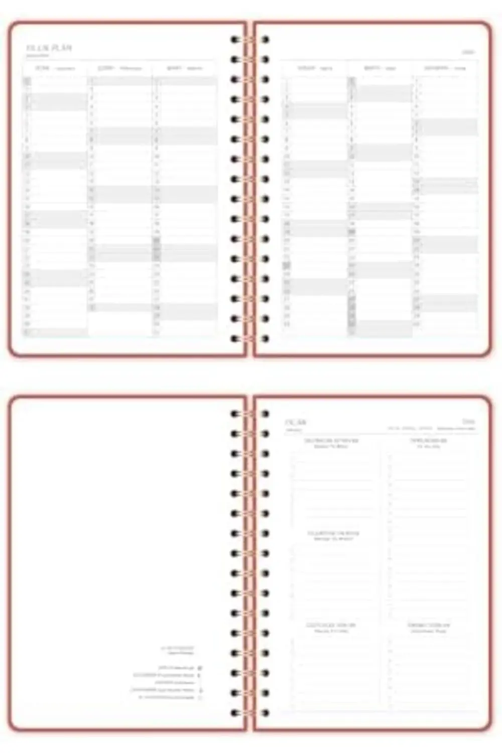 2026 A5 Spiralli Haftalık Ajanda 12 Aylık - 395519