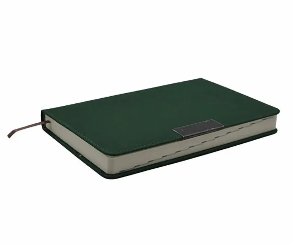 2026 Ajanda Dokulu Günlük Ajanda A5 (15x21 cm) - Yeşil