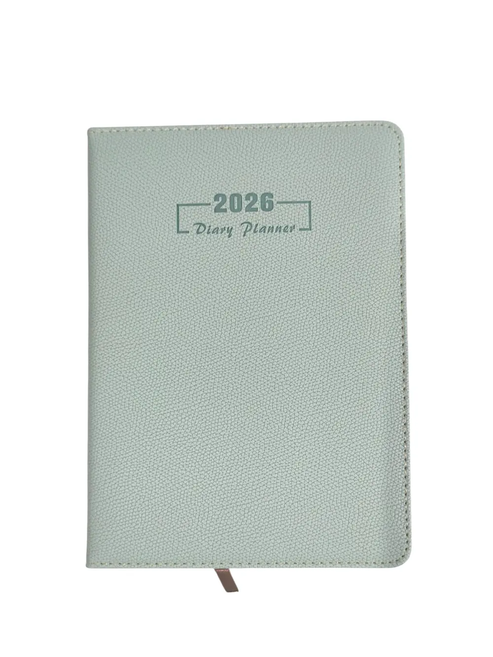 2026 Ajanda Pastel Renkli Dokulu Günlük Ajanda A5 (15x21 cm) - Ye