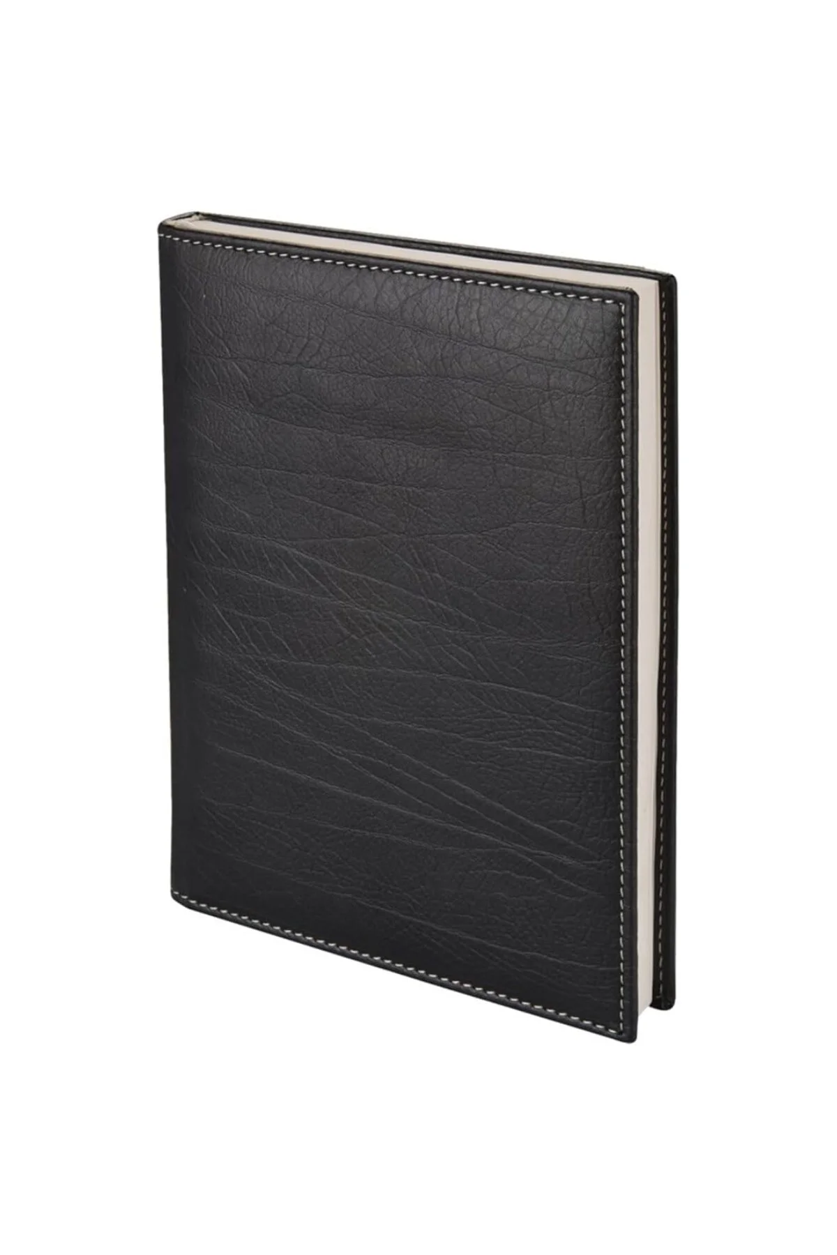 2026 BARON DERİ AJANDA TARİHLİ GÜNLÜK ÇİZGİLİ AJANDA 17X24 CM SİY