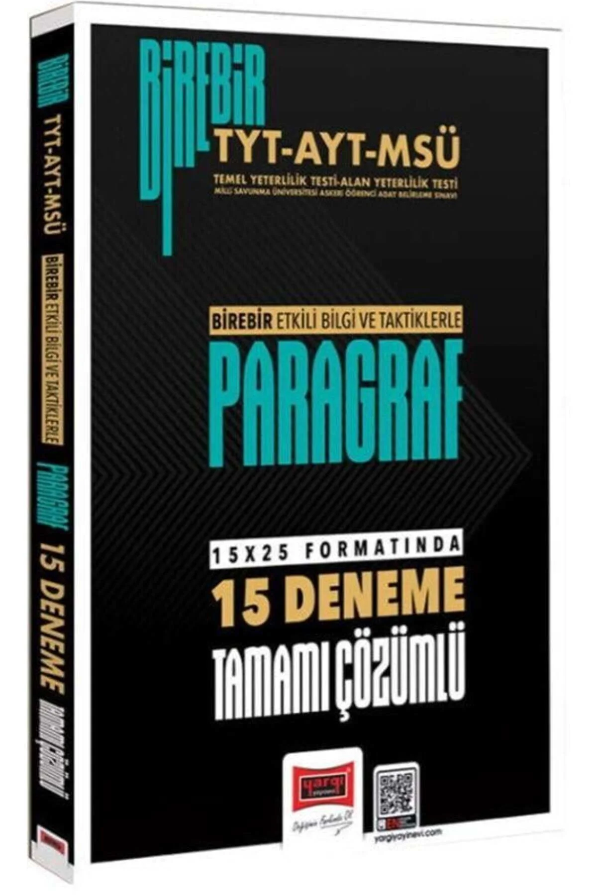 2026 Birebir TYT AYT MSÜ Paragraf Tamamı Çözümlü 15 Deneme Sınavı