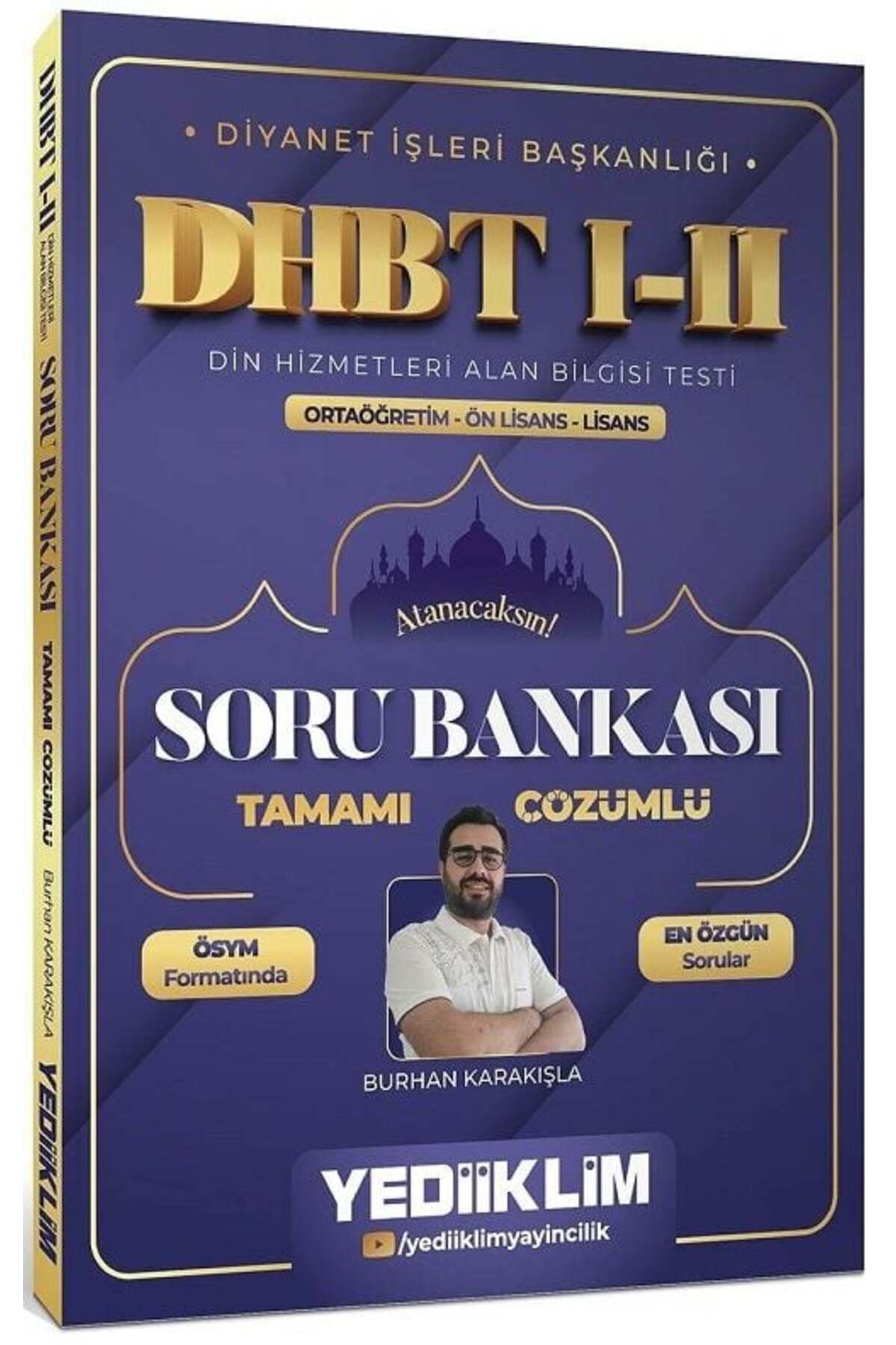 2026 DHBT 1-2 Soru Bankası - Burhan Karakışla
