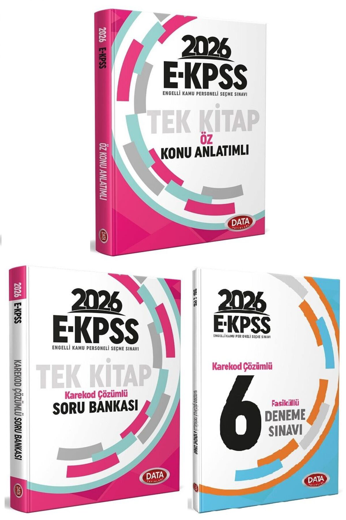 2026 EKPSS Konu Anlatımlı + Soru Bankası + 6 Deneme 3 lü Set