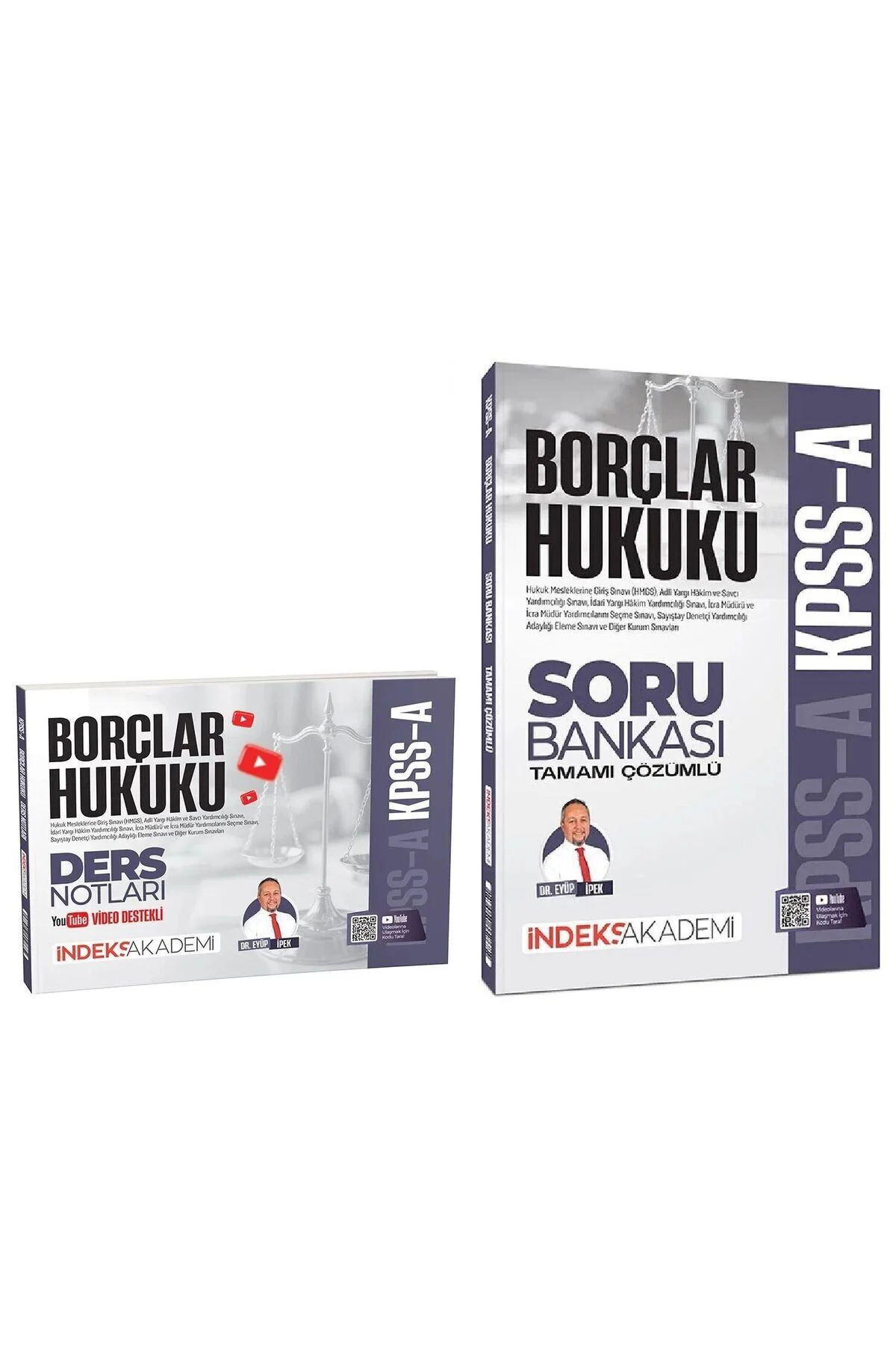 2026 KPSS A Grubu Borçlar Hukuku Video Ders Notları + Soru Bankası 2 li Set - Eyüp İp