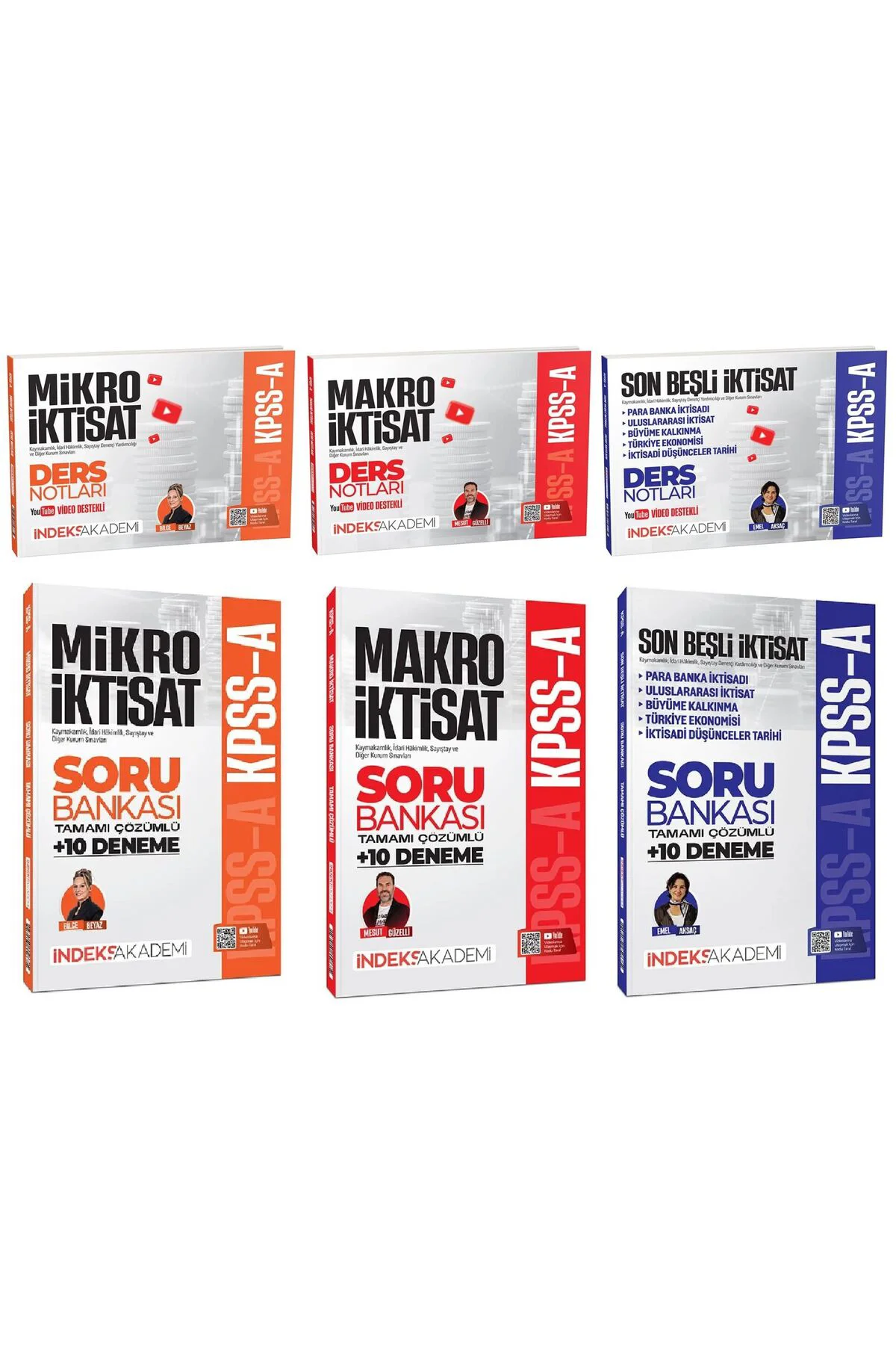 2026 KPSS A Grubu Mikro + Makro + İktisat Son Beşli Video Ders Notları + Soru Bankası