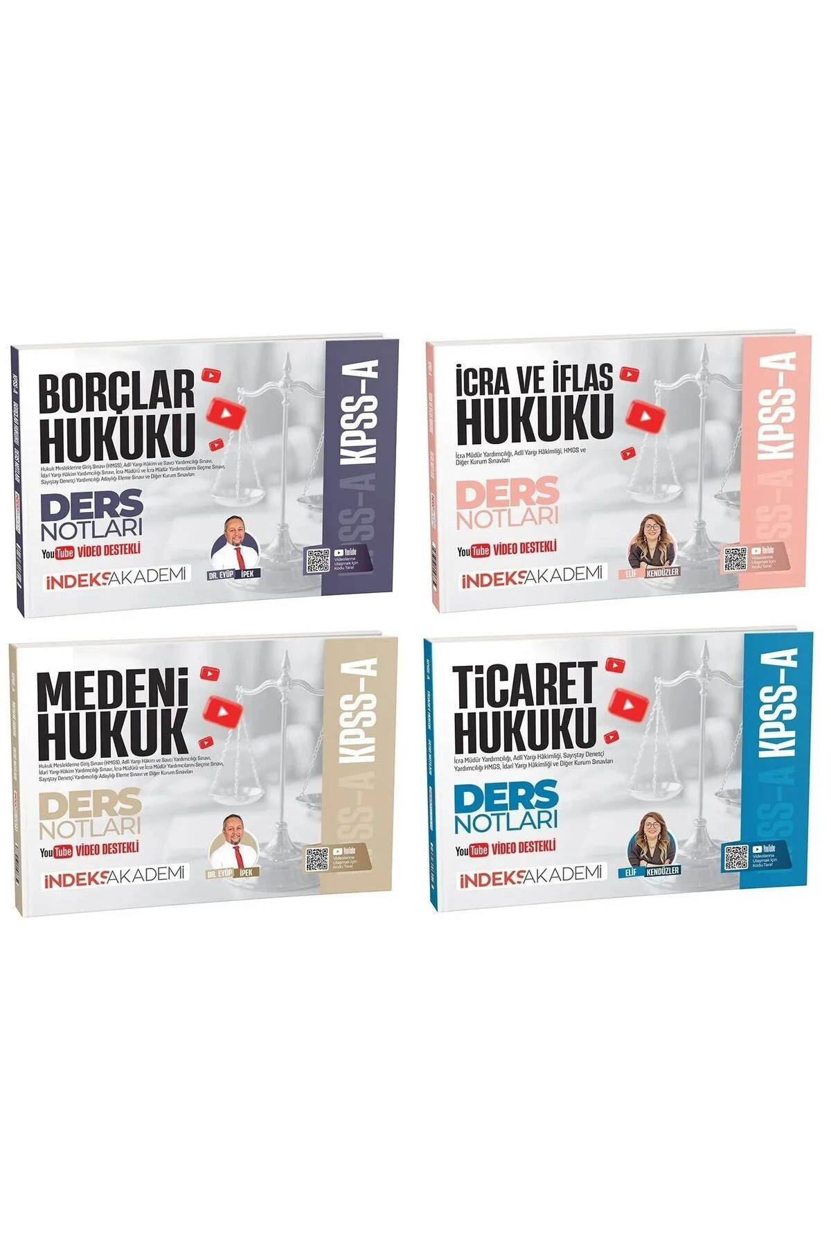 2026 KPSS A Grubu Özel Hukuk Video Ders Notları 4 lü Set Yayıncılık