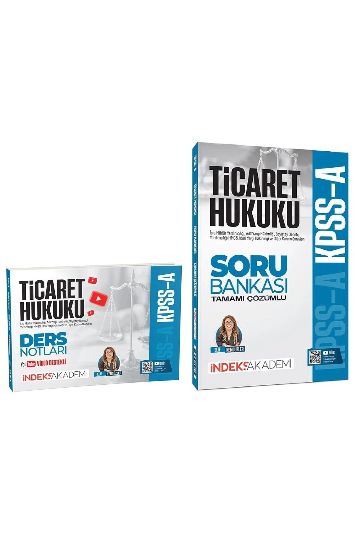 2026 KPSS A Grubu Ticaret Hukuku Video Ders Notları + Soru Bankası 2 li Set - Elif Ke