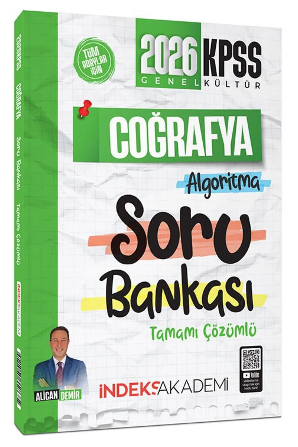 2026 KPSS Coğrafya Algoritma Soru Bankası Çözümlü - Alican Demir 