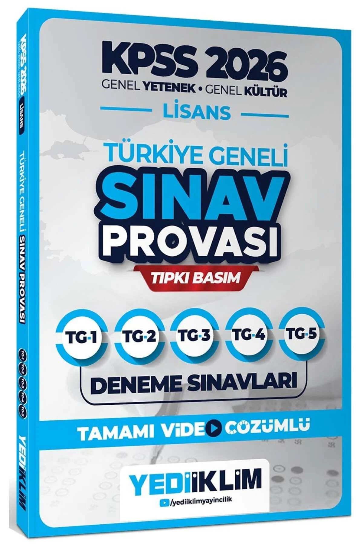2026 KPSS Lisans GY-GK Türkiye Geneli Sınav Provası Tıpkı Basım Deneme Sınavları Tamamı Video Çözümlü