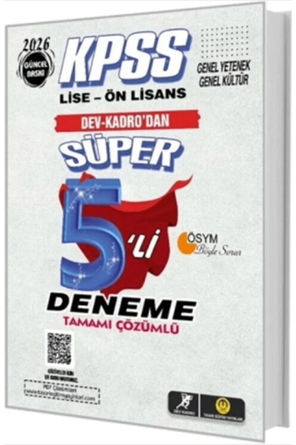 2026 KPSS Lise Önlisans Süper 5 li Deneme